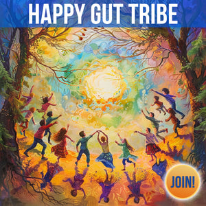 Happy Gut Tribe Membership — FREE with Your $50 Purchase (Click "ADD TO CART" Button)